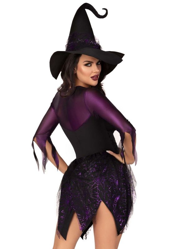 Костюм ведьмы Leg Avenue Mystical Witch L, платье, шляпа
