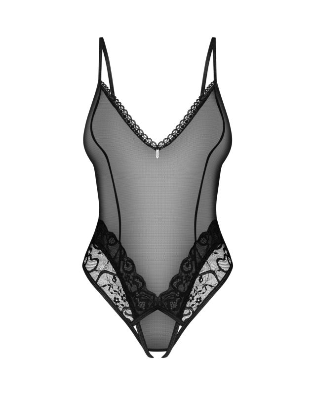 Боди Obsessive Blomentis crotchless teddy M/L