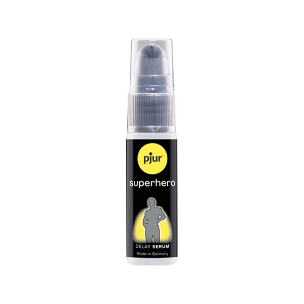 Пролонгирующий гель pjur Superhero Serum 20 мл, создает невидимую пленку снижающую чувствительность