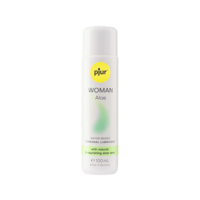 Лубрикант на водной основе pjur Woman Aloe 100 мл с экстрактом алоэ, увлажняющий, без парабенов
