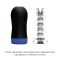 Мастурбатор Tenga Air-Tech Twist Ripple Blue с изменяемой тугостью обхвата, эффект глубокого минета