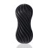 Мастурбатор Tenga Flex Rocky Black с изменяемой интенсивностью, можно скручивать
