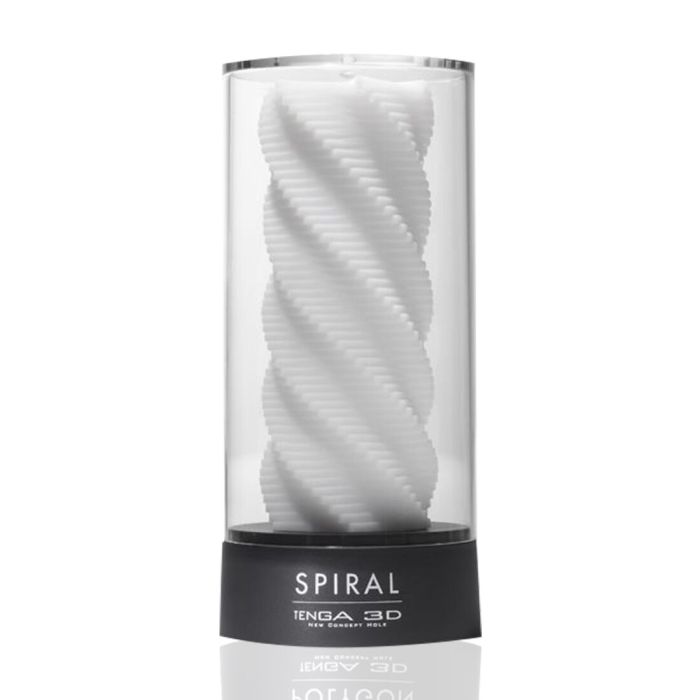 Мастурбатор Tenga 3D Spiral, очень нежный, из антибактериального эластомера с серебром