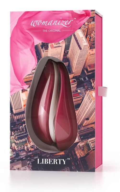 Вакуумный клиторальный стимулятор Womanizer Liberty Red