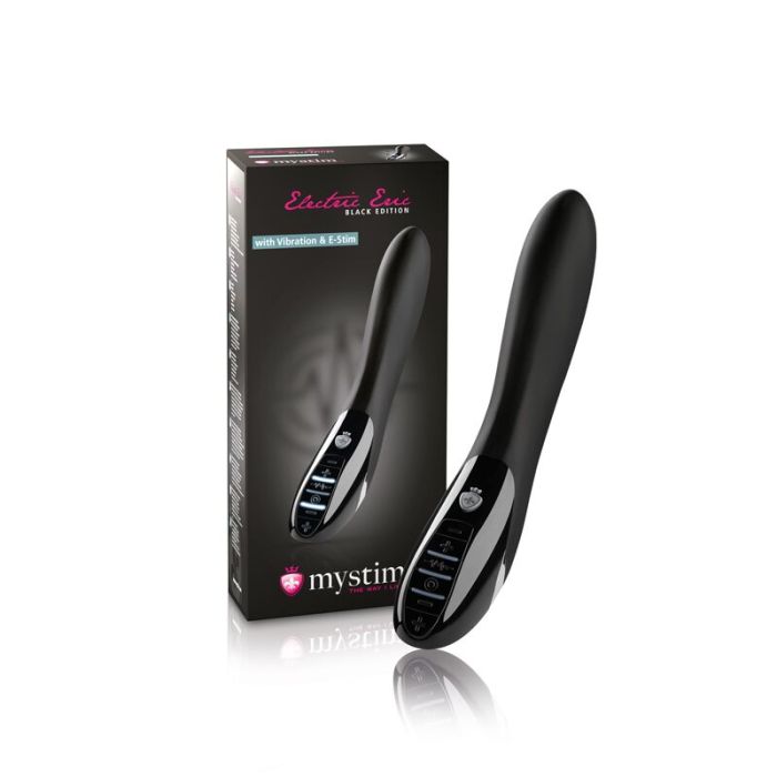 Вибратор с электростимуляцией Mystim Electric Eric eStim Black, миостимулятор