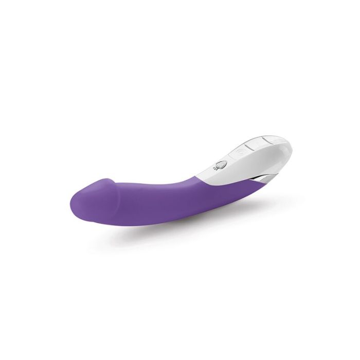 Мощный вибратор Mystim Terrific Truman Purple с двумя моторами и выраженной головкой