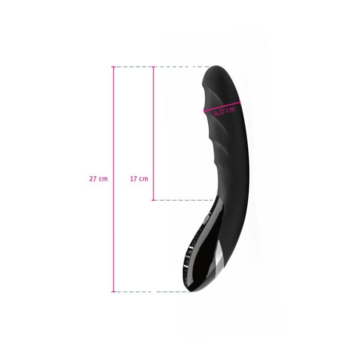 Вибратор с электростимуляцией Mystim Sizzling Simon eStim Black, миостимулятор