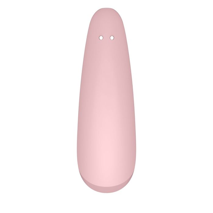 Вакуумный клиторальный стимулятор Satisfyer Curvy 2+ Pink с управлением через интернет