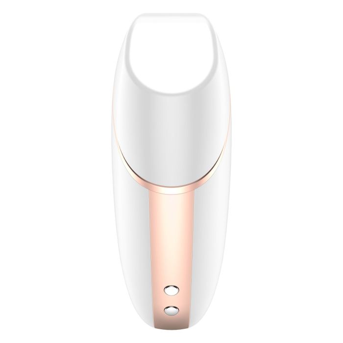 Вакуумный клиторальный стимулятор Satisfyer Love Triangle White с управлением через интернет