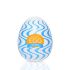 Мастурбатор-яйцо Tenga Egg Wind с зигзагообразным рельефом