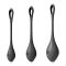 Набор йони бусин Satisfyer Yoni Power 2 Black, диаметр 2-2,5-3см, масса 22-44-73 г