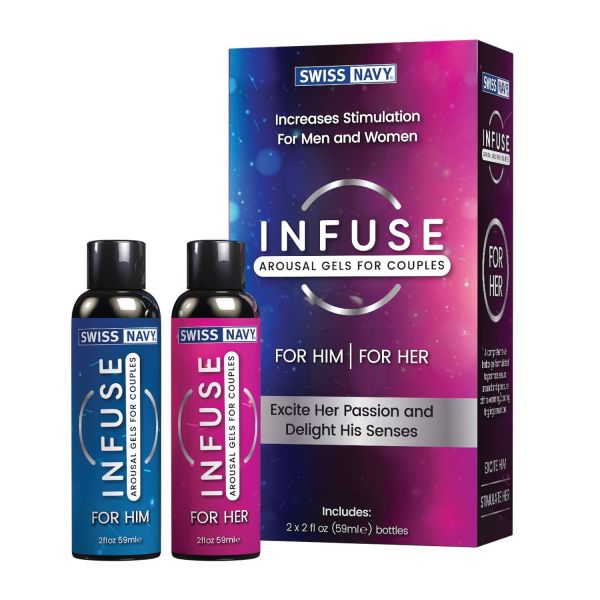 Возбуждающие гели для пар Swiss Navy Infuse Arousal Gels for Couples 2*59 мл