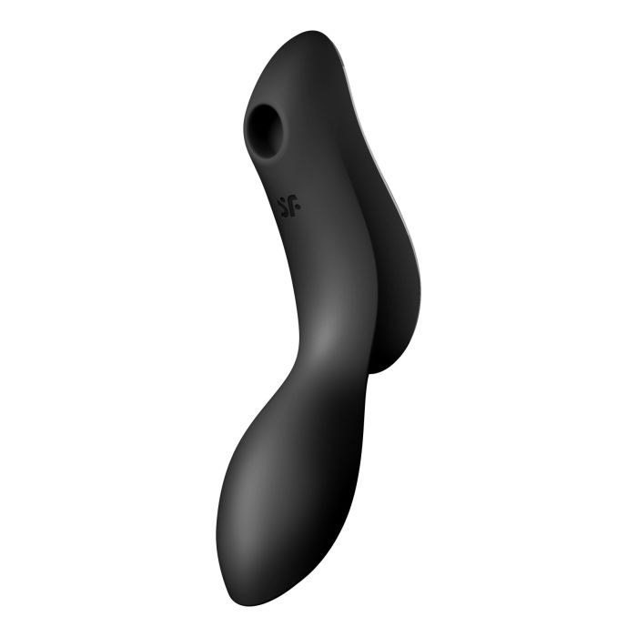 Вакуумный стимулятор с вибрацией Satisfyer Curvy Trinity 2 Black