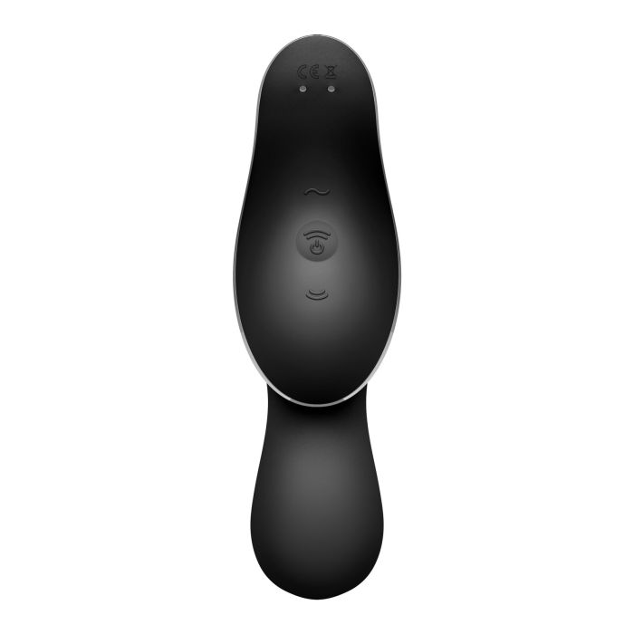 Вакуумный стимулятор с вибрацией Satisfyer Curvy Trinity 2 Black