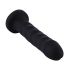 Силиконовый фаллоимитатор для секс-машин Hismith 7.1" Anal Dildo Black, система KlicLok