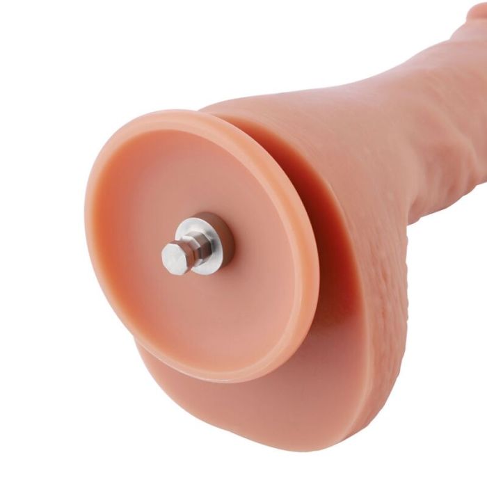 Ультрареалистичный фаллоимитатор для секс-машин Hismith 8.3" 2-layers Silicone Flesh Dildo,2-слойный
