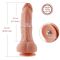 Ультрареалистичный фаллоимитатор для секс-машин Hismith 8.3" 2-layers Silicone Flesh Dildo,2-слойный