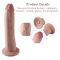 Фаллоимитатор 10.2" с вибрацией для секс-машин Hismith Silicone Dildo with Vibe, KlicLok, пульт ДУ
