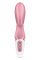 Смарт вибратор кролик Satisfyer Hug Me Pink, 2 мотора, диаметр 4,2см, широкая клиторальная часть