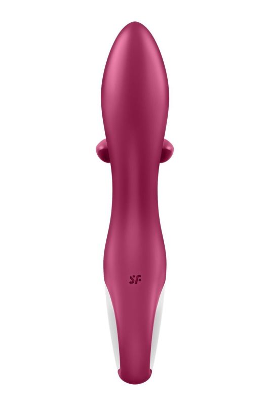 Вибратор кролик с тройным отростком Satisfyer Embrace me Berry, 2 мотора, диаметр 3,6 см