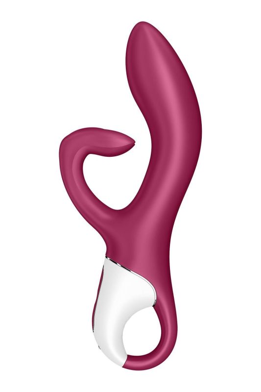 Вибратор кролик с тройным отростком Satisfyer Embrace me Berry, 2 мотора, диаметр 3,6 см