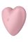 Вакуумный стимулятор-сердечко с вибрацией Satisfyer Cutie Heart Light Red