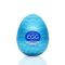 Мастурбатор-яйцо Tenga Egg Wavy II Cool с двойным волнистым рельефом и охлаждающим эффектом