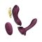 Смарт-вибратор в трусики Zalo - AYA Velvet Purple, насадка и пульт ДУ