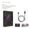 Вибратор 2в1 с язычком Zalo — Hero Twilight Purple, кристалл Swarovski