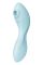Вакуумный смарт-стимулятор с вибрацией Satisfyer Curvy Trinity 5 (Blue), управление со смартфона