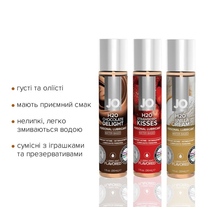 Набор JO Tri-Me Triple Pack — Neapolitan (3*30 мл) три разных вкуса оральных смазок