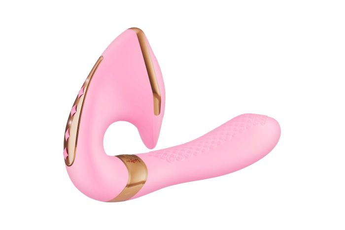 Вагинально-клиторальный вибратор Shunga Soyo Light Pink