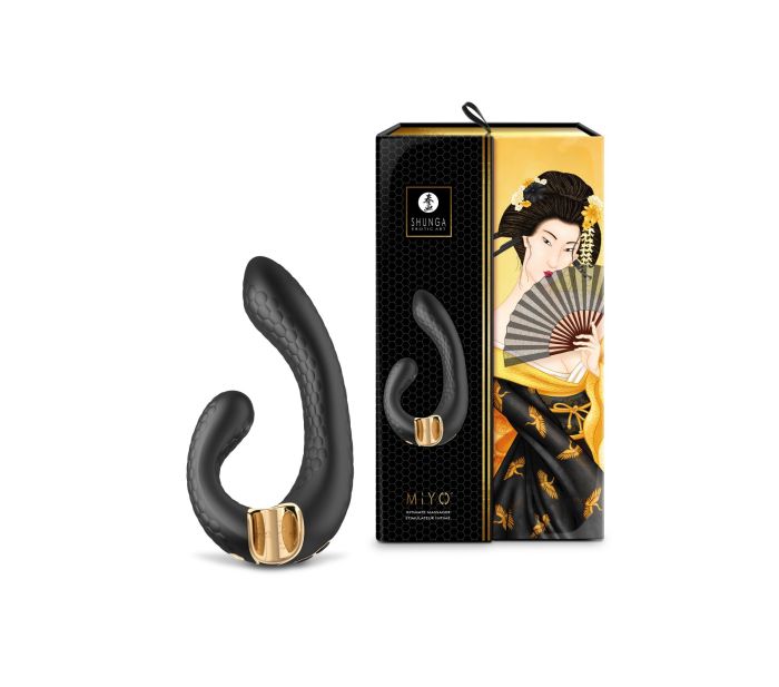 Вибратор-кролик Shunga Miyo Black
