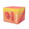 Смарт-вибратор для пар We-Vibe Chorus Crave Coral, сенсорное управление вибрациями сжатием пульта