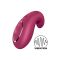 Вибратор Satisfyer Dipping Delight Berry, 2 мотора, гибкий кончик