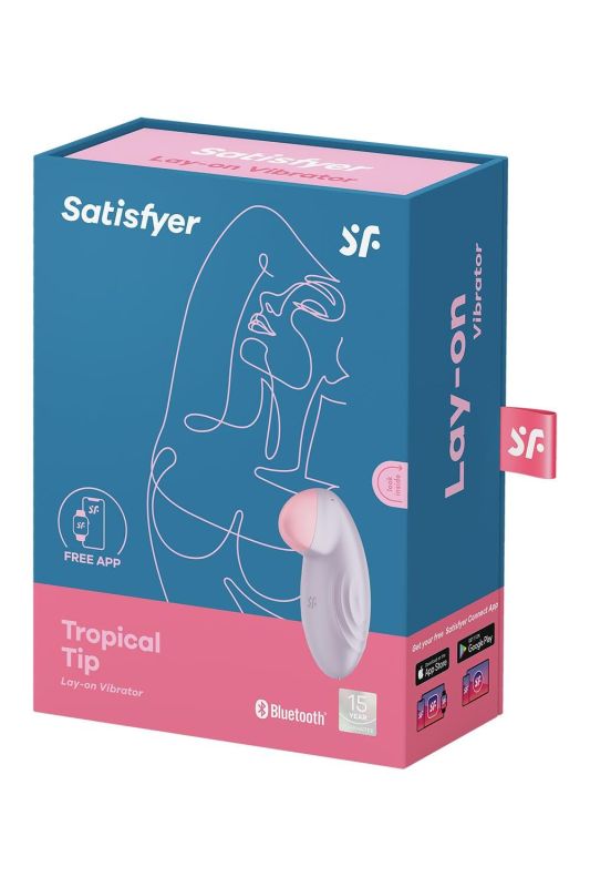 Смарт-вибратор для клитора Satisfyer Tropical Tip Light Lilac