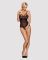 Кружевное боди с доступом 818-TED-1 teddy L/XL, черное
