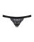 Кружевные танга с доступом Obsessive 828-THC-1 crotchless thong S/M, черные