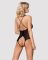 Сетчатое боди с открытыми ягодицами Obsessive 841-TED-1 teddy L/XL, черный