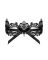 Кружевная маска Obsessive A701 mask, единый размер, черная