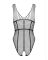 Бодистокинг из крупной сетки с доступом Obsessive B117 teddy S/M/L, черный