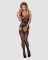 (SALE) Бодистокинг Obsessive Bodystocking F217 S/M/L, элегантный силуэтный рисунок, имитация чулок