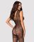 (SALE) Бодистокинг Obsessive Bodystocking F234 S/M/L, абстрактный рисунок, глубокое декольте