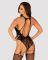 Бодистокинг Obsessive Bodystocking G324 S/M/L black, силуэтный рисунок