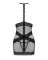 Полупрозрачная сорочка с открытой грудью Obsessive Lacrisia chemise M/L, черная, с чокером