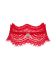 Широкий кружевной чокер Obsessive Bergamore choker, red