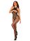 (SALE) Сетчатый бодистокинг с имитацией боди Obsessive Bodystocking G332 S/M/L, black, с доступом