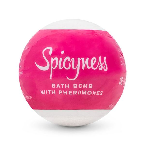 (SALE) Бомбочка для ванны с феромонами Obsessive Bath bomb with pheromones Spicy (100 г)