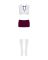 Эротический костюм студентки Obsessive Student 4 pcs costume S/M, топ, юбка, стринги, гольфы
