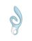 Вибратор-кролик Satisfyer Love Me Blue, гибкий, отросток с тройным кончиком